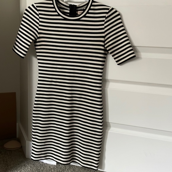 Sunday Best Dresses & Skirts - Sunday Best, White and Black horizontal Stripe